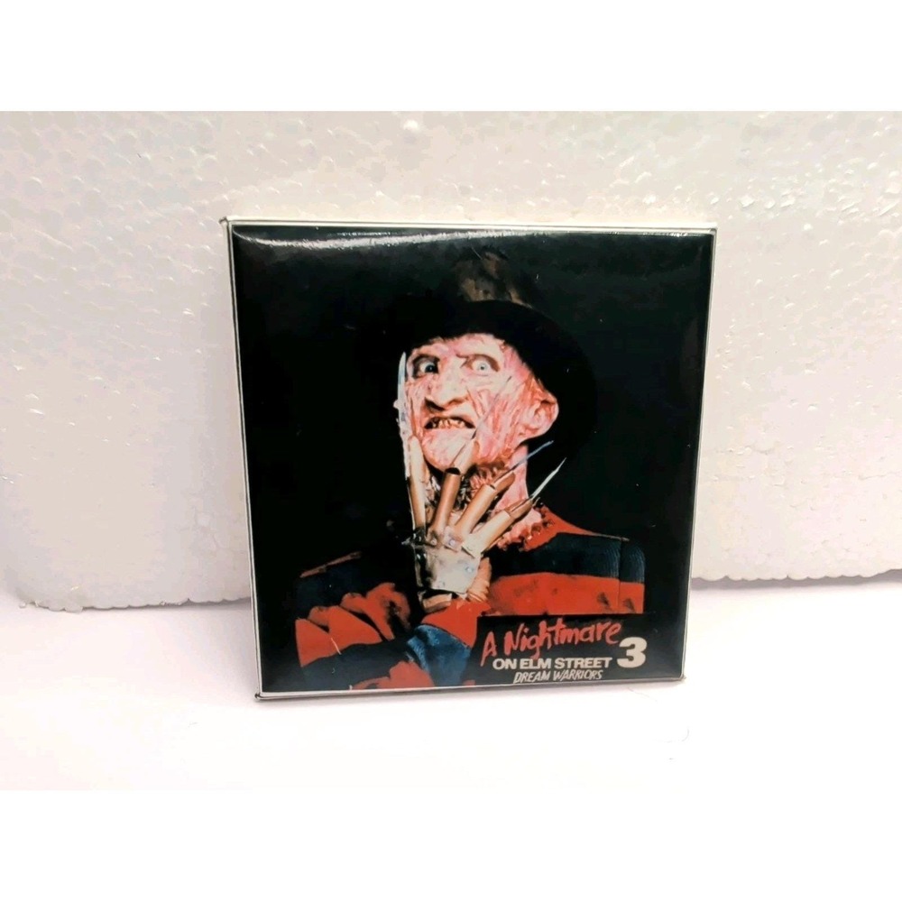 Freddy Kreuger Nightmare on Elm Street 3 Dream Warriors Pin 2" Vintage Original